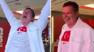 Cüneyt Özdemir'in 'gol sevinci' gündem oldu!