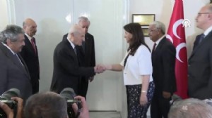 DEM Parti heyetinden Bahçeli'ye ziyaret