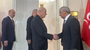 DEM Parti heyetinden Devlet Bahçeli'ye ziyaret