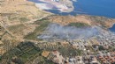 Dikili'de makilik alanda yangın