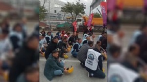 Doruk Madencilik işçileri Ankara'da 1 Mayıs alanında
