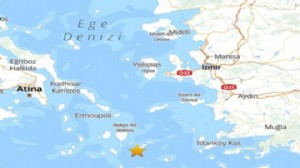 Ege Denizi'nde 4,9 büyüklüğünde deprem!