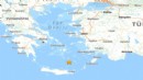 Ege Denizi'nde 4 büyüklüğünde deprem