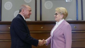 Beştepe'de Erdoğan-Akşener görüşmesi