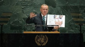 Erdoğan BM'ye fotoğraflarla seslendi!