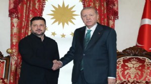 Erdoğan, Dolmabahçe'de Zelenski ile görüştü