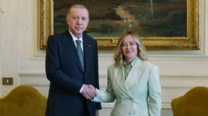 Cumhurbaşkanı Erdoğan, Meloni ile görüştü