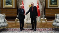 Erdoğan ile Bahçeli Külliye'de görüştü