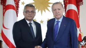 Erdoğan ile Erhürman bir araya geldi