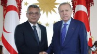 Erdoğan ile Erhürman bir araya geldi