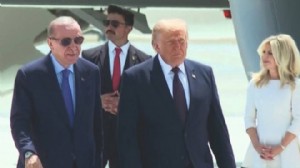 Erdoğan karşıladı: Trump NATO Zirvesi için Ankara'da