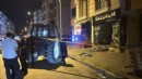 Esnaf kavgasında traktörle dükkana daldı!