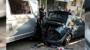 Freni tutmayan kamyon park halindeki 4 aracı biçti