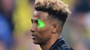 Gedson Fernandes'e lazer tutan taraftara gözaltı!