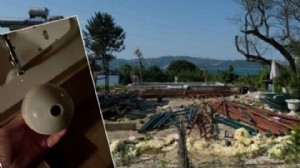 Gizli kamera bulunan bungalov yerle bir!