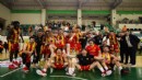 Göztepe potada final için sahnede