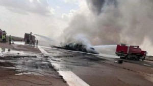 İş insanı Hamdi Akın'ın jeti Libya’da yandı