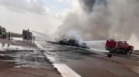 İş insanı Hamdi Akın'ın jeti Libya’da yandı