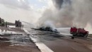 İş insanı Hamdi Akın'ın jeti Libya’da yandı