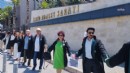 İzmir Barosu’ndan adliye önünde 'Adalet Zinciri'