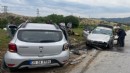 İzmir'de 2 otomobil çarpıştı: 8 yaralı!