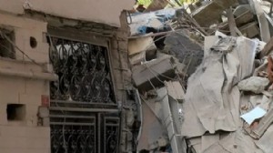 Korku dolu anlar: Yıkım esnasında çöktü!