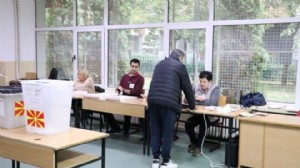 Kuzey Makedonya’da halk sandık başında