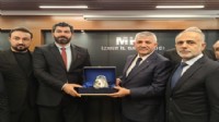 MHP'li Şahin'e tebrik ziyaretleri