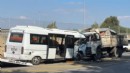 Minibüs ile kamyon çarpıştı: 2 yaralı
