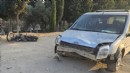 Motosikletlinin acı sonu!