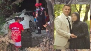 Nişanlı çifti trafik kazası ayırdı!