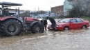 Ödemiş’i sağanak vurdu: Yollar göle döndü!