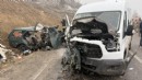 Öğretmen servisi kaza yaptı: 1 ölü, 9 yaralı!
