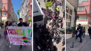 Onur Yürüyüşü'ne müdahale: Çok sayıda gözaltı!
