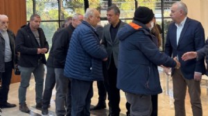 Özgür Özel, Durbay ailesinin taziye kabulüne katıldı