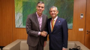 Özgür Özel, Pedro Sanchez ile bir araya geldi