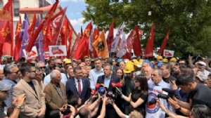 Özgür Özel'den madencilerin eylemine destek