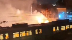 Patlamalar yaşandı: Metro durağında yangın paniği!