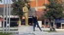 Sakarya'da Atatürk heykeline balyozlu saldırı!