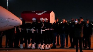 Şehit Pilot Hasan Bahar'ın naaşı Türkiye'ye getirildi