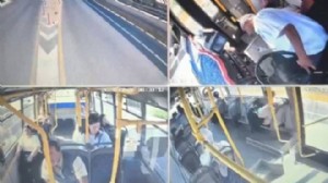 Şoför kalp krizi geçirdi, otobüsü yolcu durdurdu!
