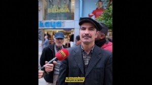 Sokak röportajında mani okuyan yurttaş tutuklandı