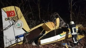 Söndürme uçağının enkazına ulaşıldı: Pilot şehit oldu