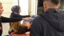 Süt sağarken akıma kapılan kadın ağır yaralandı