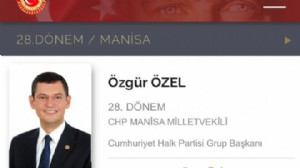 TBMM'nin sitesinde Özel'in ünvanı değiştirildi