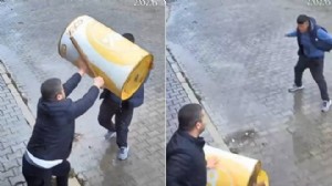 Tekel bayisinde taşlı sopalı kavga!