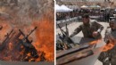 Terör örgütü PKK silah bıraktı: İlk görüntüler geldi!