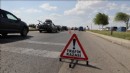 Tramvay yolunda feci son: Motosiklet raylara girdi