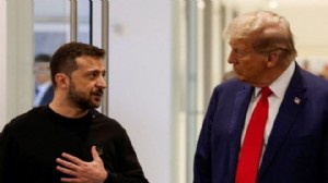 Trump ve Zelenski Florida'da bir araya geldi