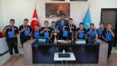 Türkiye üçüncüsü ekipten başkan Acar'a ziyaret